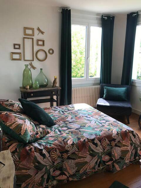 Gîte pour 5 personnes, avec terrasse et jardin, animaux acceptés dans Varennes-lès-Mâcon
