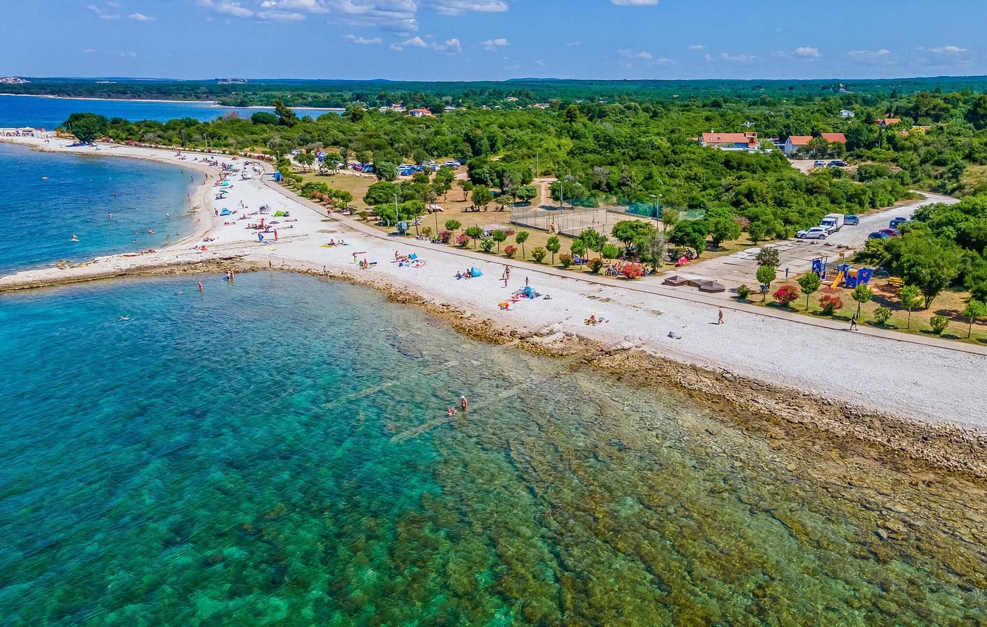 Gezellig appartement met terras, parkeerplaats en wifi vlak bij het strand van Fažana in Grad Vodnjan, Zuidkust Istrië
