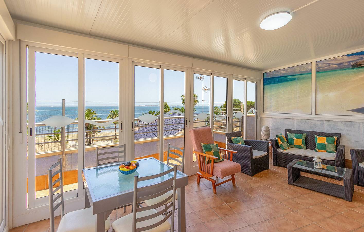 Ganze Ferienwohnung, Wohnung mit Meerblick in der Nähe des Stadtzentrums von San Javier in San Javier, Costa Cálida