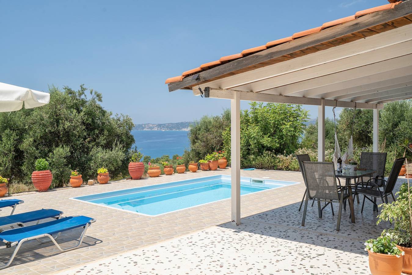 Country Green House in Lourdas – Abgeschiedenes Waldrefugium mit Meerblick in Kefalonia