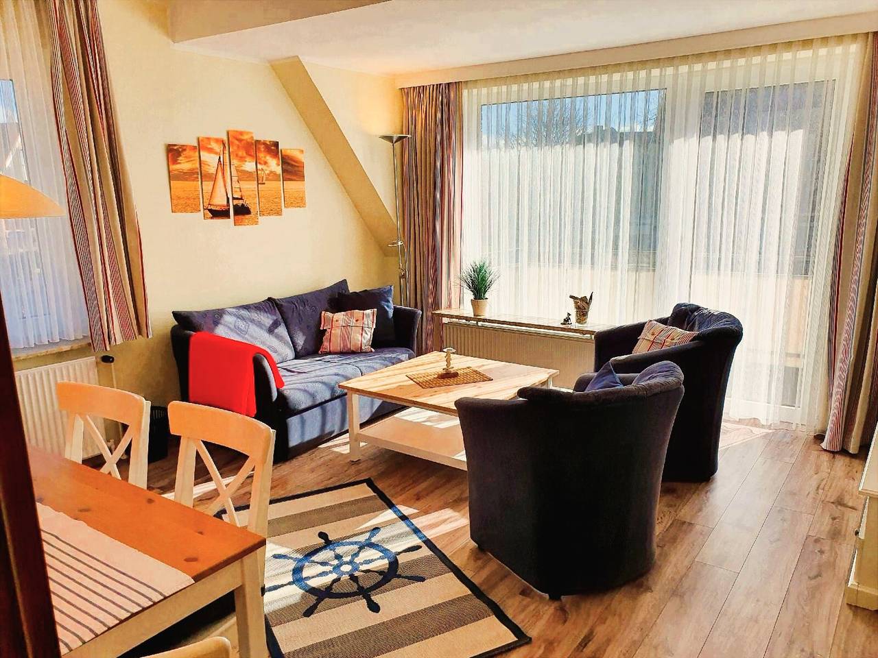 Ganze Ferienwohnung, Haus Kersi - 2-Raum-Fewo in Büsum, Nordseeküste