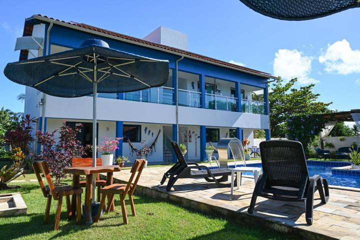 Casas e apartamentos de temporada para 2 pessoas, com vista e jardim e ainda piscina and piscina infantil em Japaratinga
