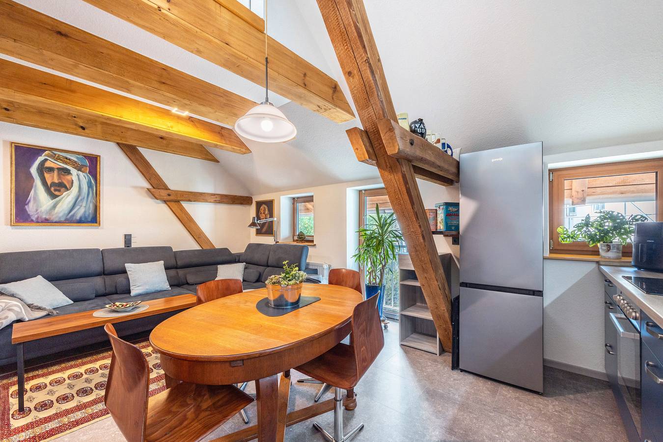 Ganze Wohnung, Offene Galerie-Fewo auf 2 Etagen in Bad Gandersheim, Harzvorland