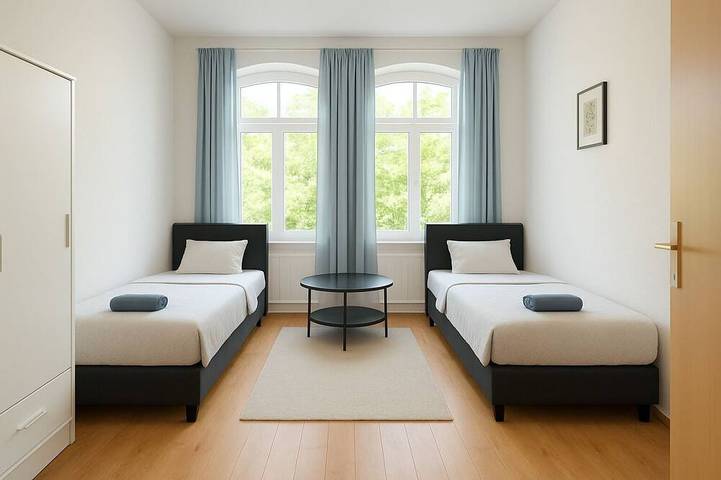 Ganze Wohnung, Apartment Halle Innenstadt – 4 Raum, Küche, Bad in Halle, Saale-Unstrut