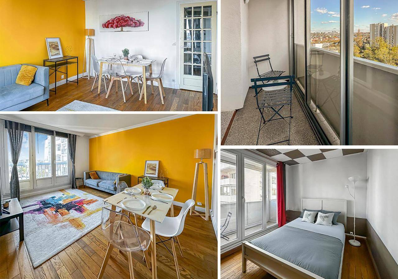 Appartement entier, Balcon, Fibre rapide & Parking in Neuilly-sur-Marne, Seine-Saint-Denis