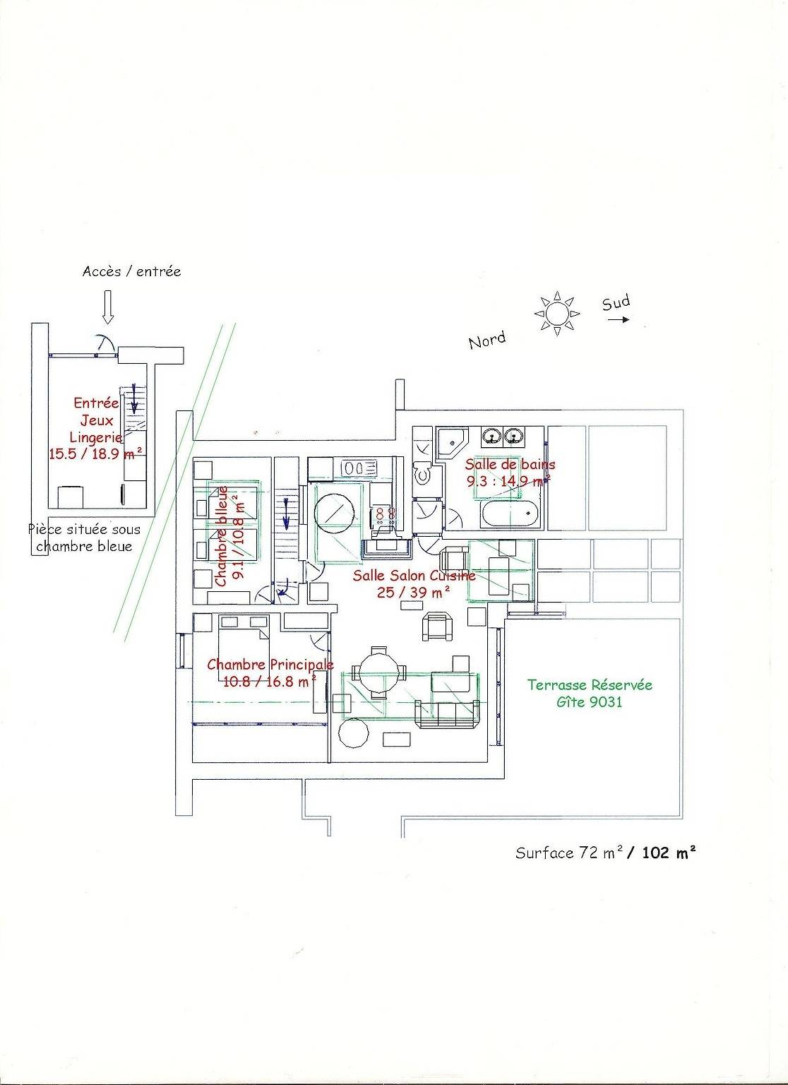 Etretat sight Beach cliffs Golf - 332m2 13pers, 232m2 8pers, 107m2 5pers - 4str in Étretat, Région du Havre