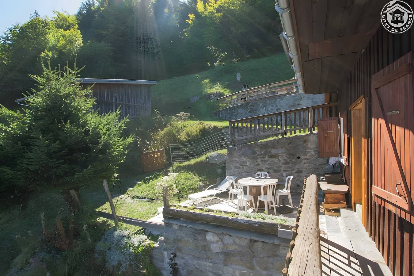 Maison de vacances 'Le Plan Du Fruit' avec vue sur la montagne, terrasse privée et jardin privé in Bonneval, Savoie