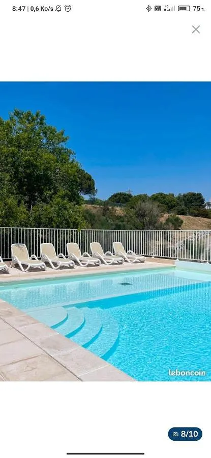 Apartamento de vacaciones para 4 personas, con piscina y jardín - 1