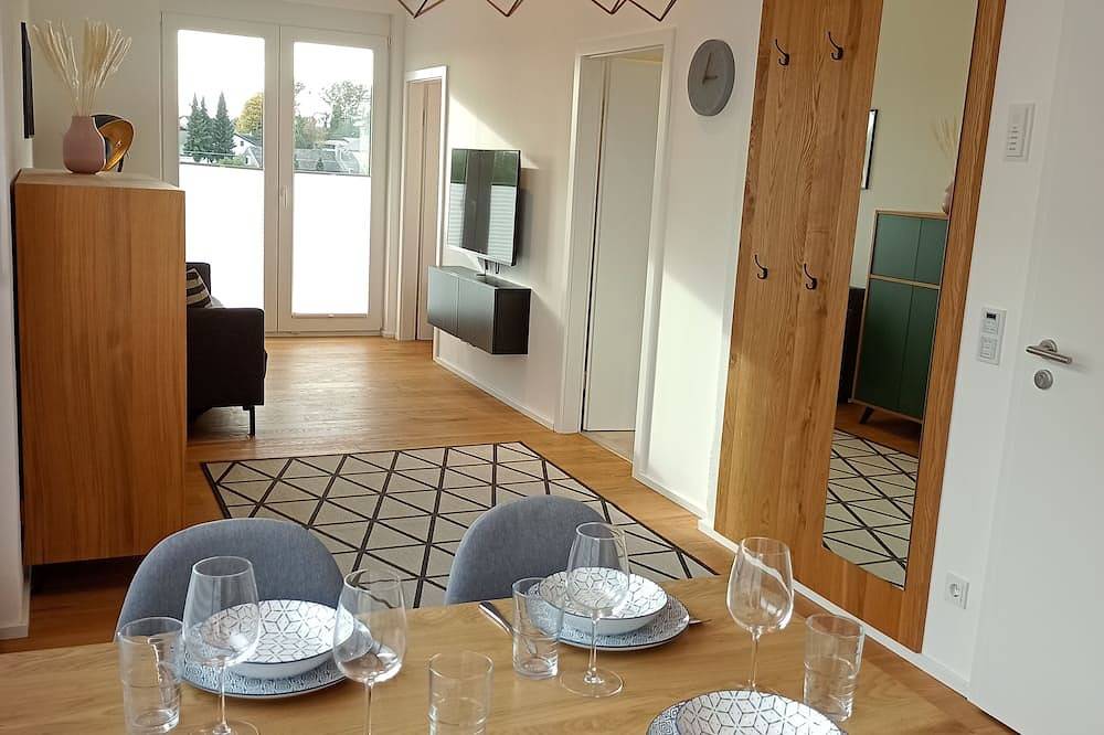 Ganze Wohnung, Moderne Ferienwohnung am Ortsrand mit direkter Nähe zur Natur in Schwäbischer Wald