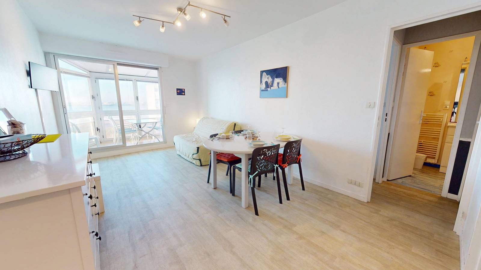 Appartement entier, Pause Atlantique - Vue Mer à 100m Plage in Saint-Gilles-Croix-de-Vie, Vallée de la Loire