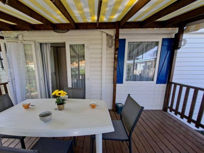 Camping La Prévoté - Mobilheim 4 personen - Mobil Home 2 Zimmer 4 Pers Relax in Saint-Hilaire-de-Riez, Loire-Tal