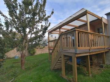 Cottage pour 3 personnes, avec jardin et vue à Plougonvelin