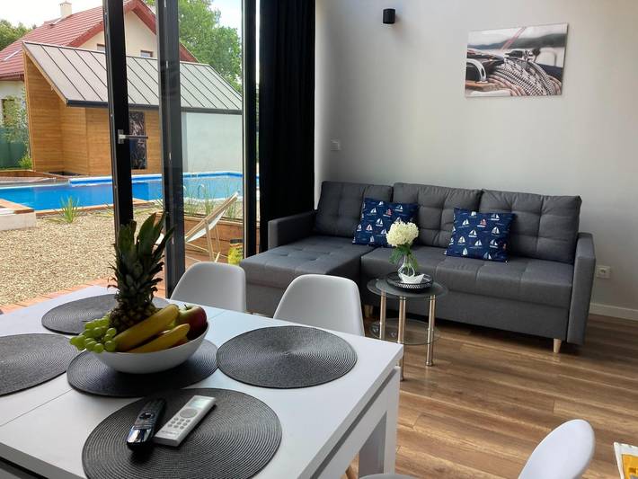 Ferienhaus in Świnoujście mit Pool in Swinemünde, Stettiner Haff