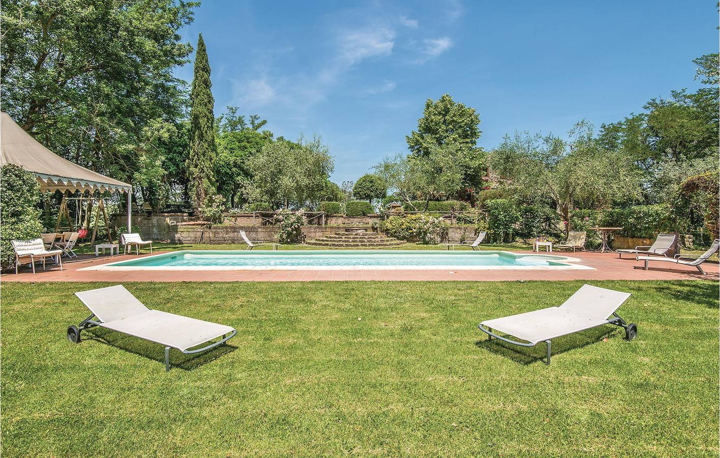 Gemütliche Wohnung mit Pool, Terrasse, WLAN und Klimaanlage in Vitorchiano, Viterbo Provinz