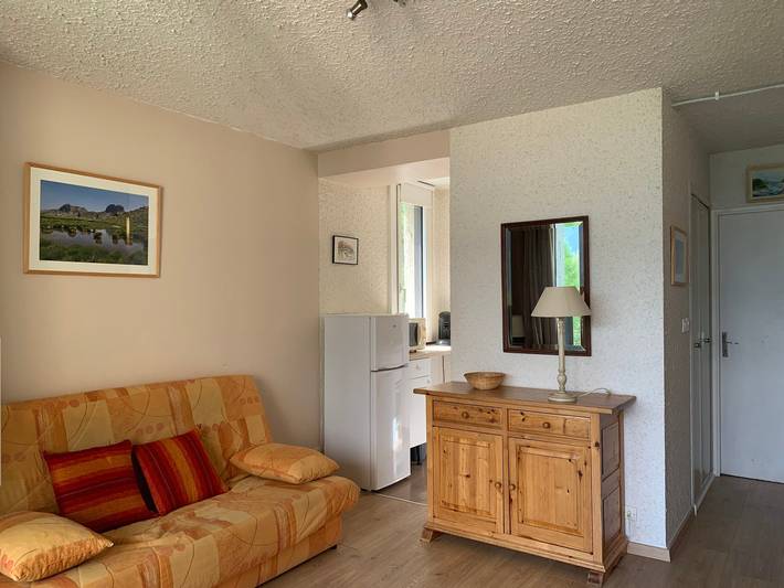 Appartement entier, Appartement lumineux 1 chambre, balcon sud, pour 6, à Pra Loup 1500 in Pra-Loup (station de ski), Pra-Loup