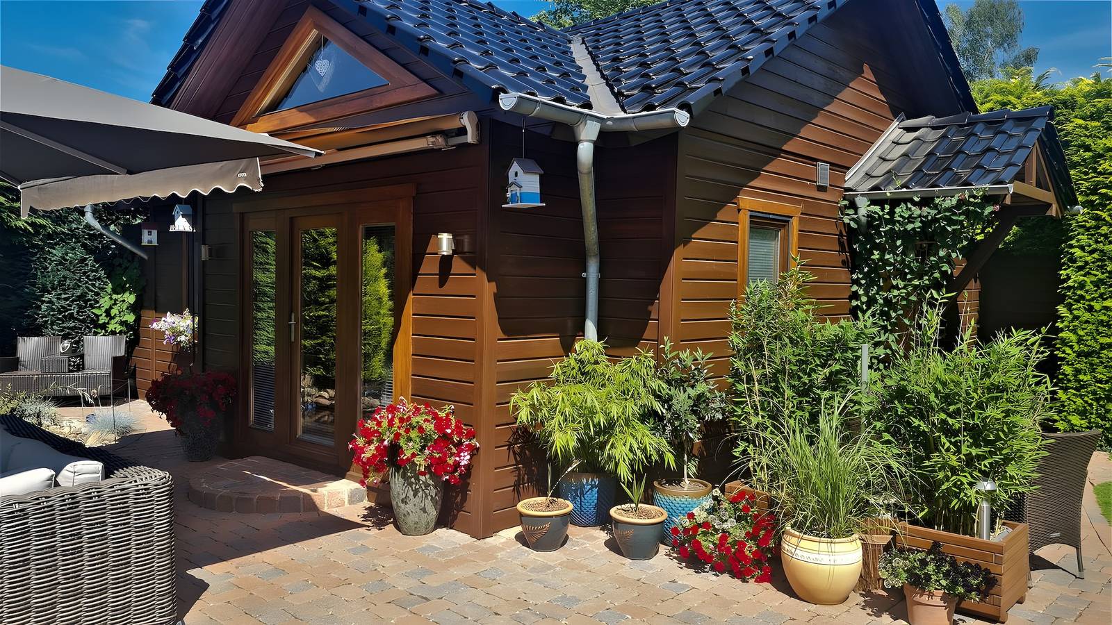 Ferienhaus „Ferienhaus-Burg“ mit privater Terrasse, Gemeinschaftsgarten und Wlan in Celle, Aller-Leine-Tal