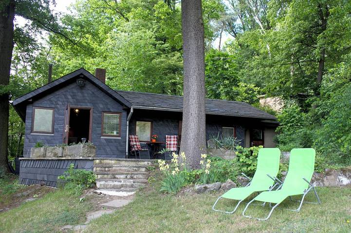 Chalet für 2 Personen, mit Terrasse und Garten in Sächsische Schweiz