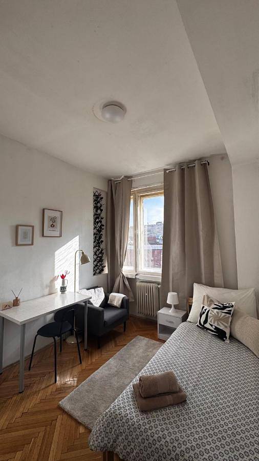 Chambre d’hôte pour 3 personnes, avec balcon et vue à Bratislava - 3
