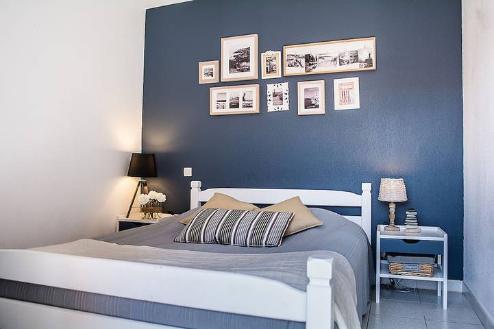 Entire apartment, Grand T3 60 m², pool, 2 parking, 4 bikes, Beach, Shops, Marina Port in Saint-Cyprien, Côte d'Améthyste