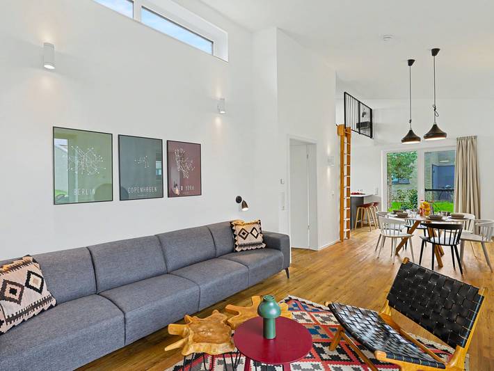 Ferienhaus für 6 Personen, mit Terrasse und Kinderpool sowie Sauna, mit Haustier in Lembruch