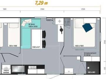 Casa Rodante para 6 Personas en Lesperon, Landes, Foto 3