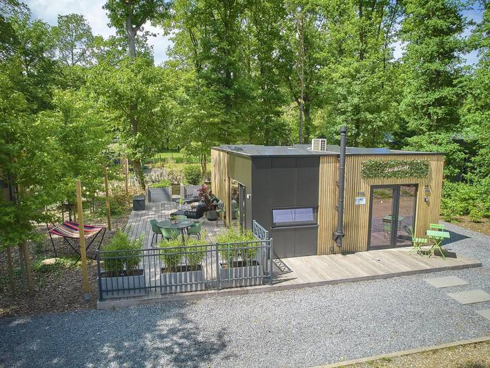 Vakantiehuis voor 4 personen, with Terras and Tuin as well as Sauna in Belgisch-Limburg