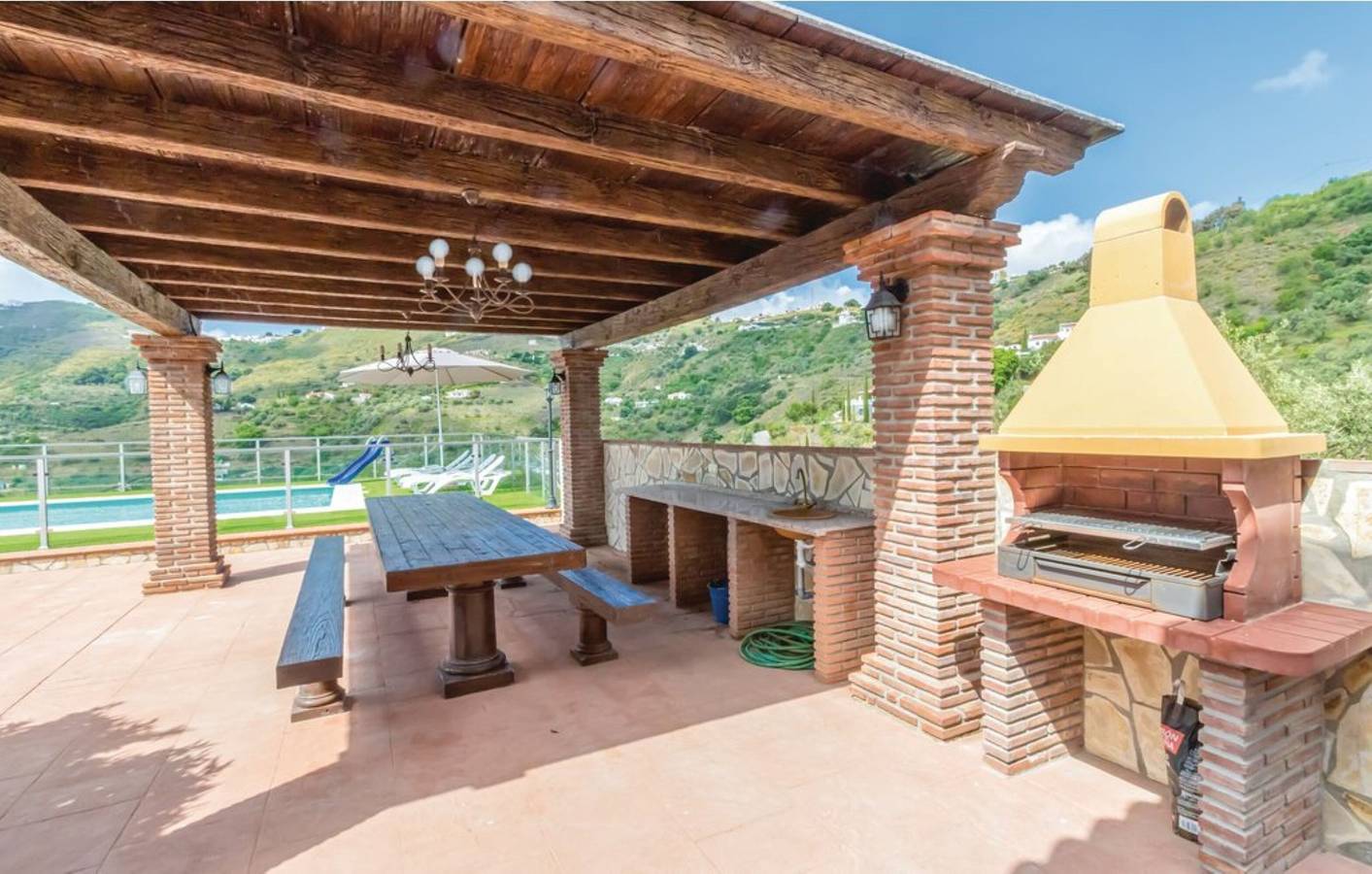 Villa for 10 personer med have in Cómpeta, Málaga Provinsen