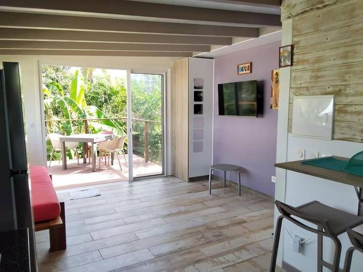 Maison de vacances pour 2 personnes, avec jardin ainsi que piscine et terrasse