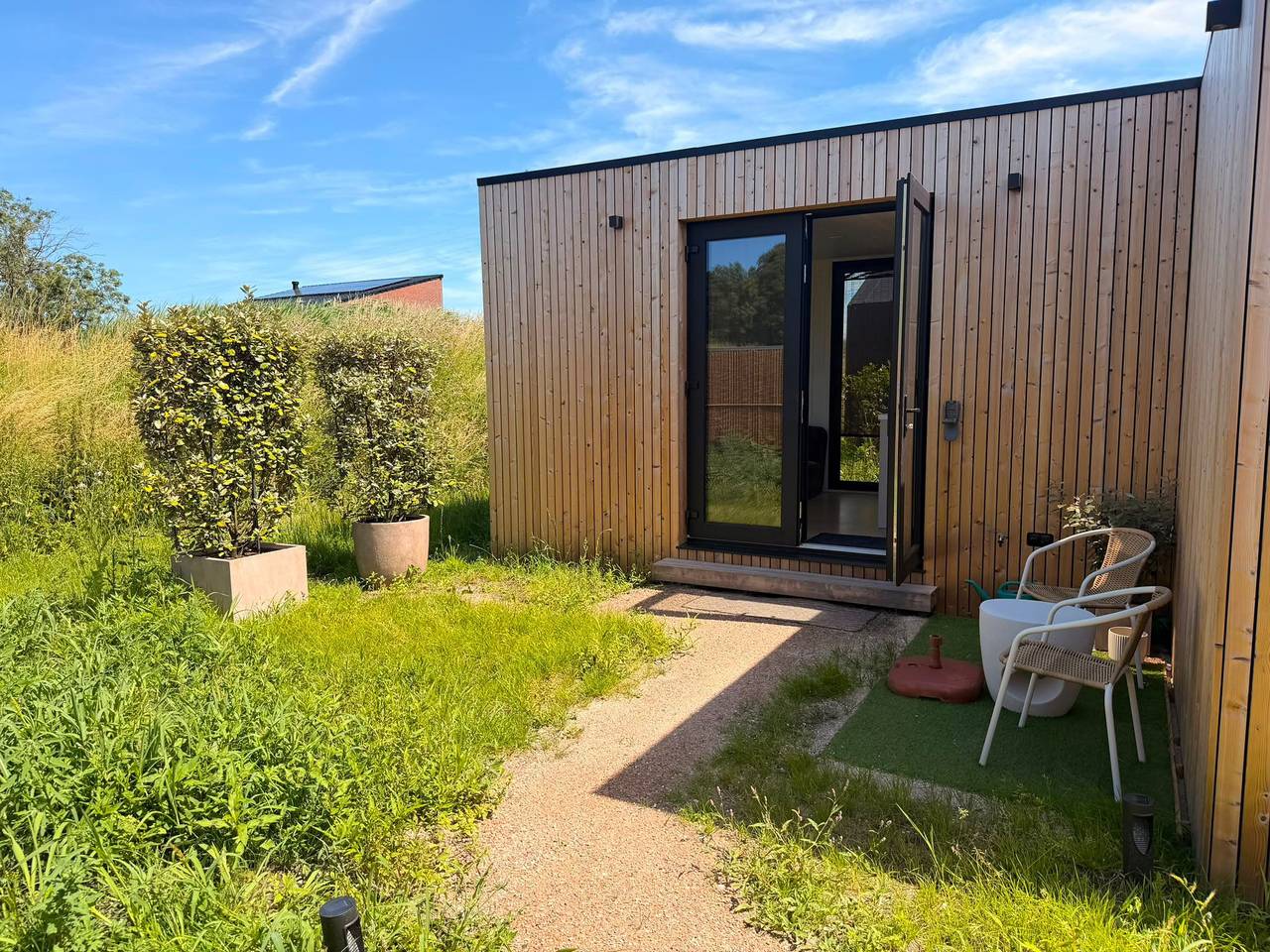 Blockhütte für 2 Personen mit Garten in Oud Ade, Südholland