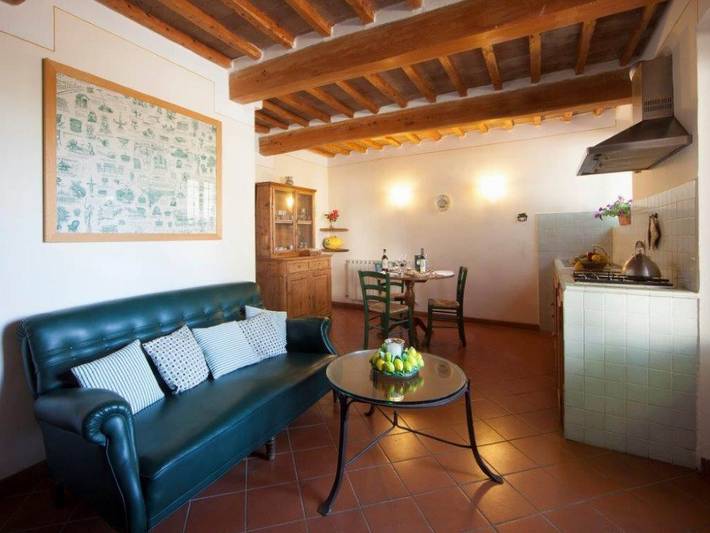 Gîte pour 4 personnes, avec Terrasse ainsi que Jardin et Piscine à Montespertoli - 3