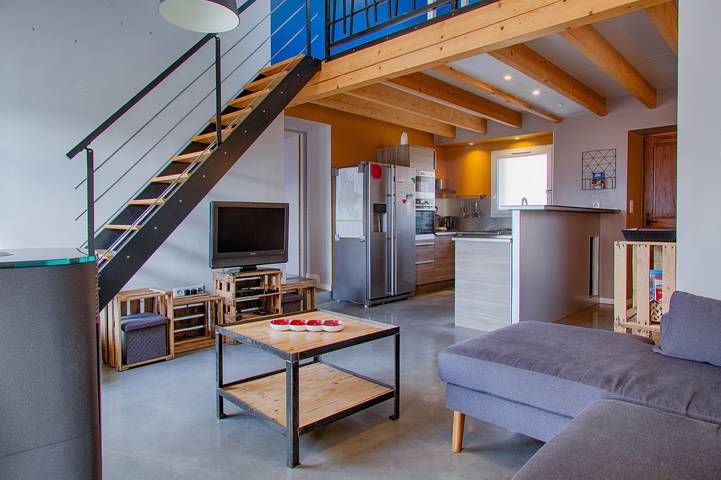 Maison de vacances 'Gîte Ludomi' avec vue sur les montagnes, balcon et Wi-Fi in Vercheny, Région de Die