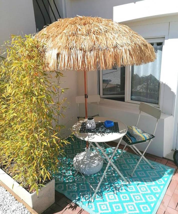 Appartement de vacances pour 2 personnes, avec Terrasse et Jardin