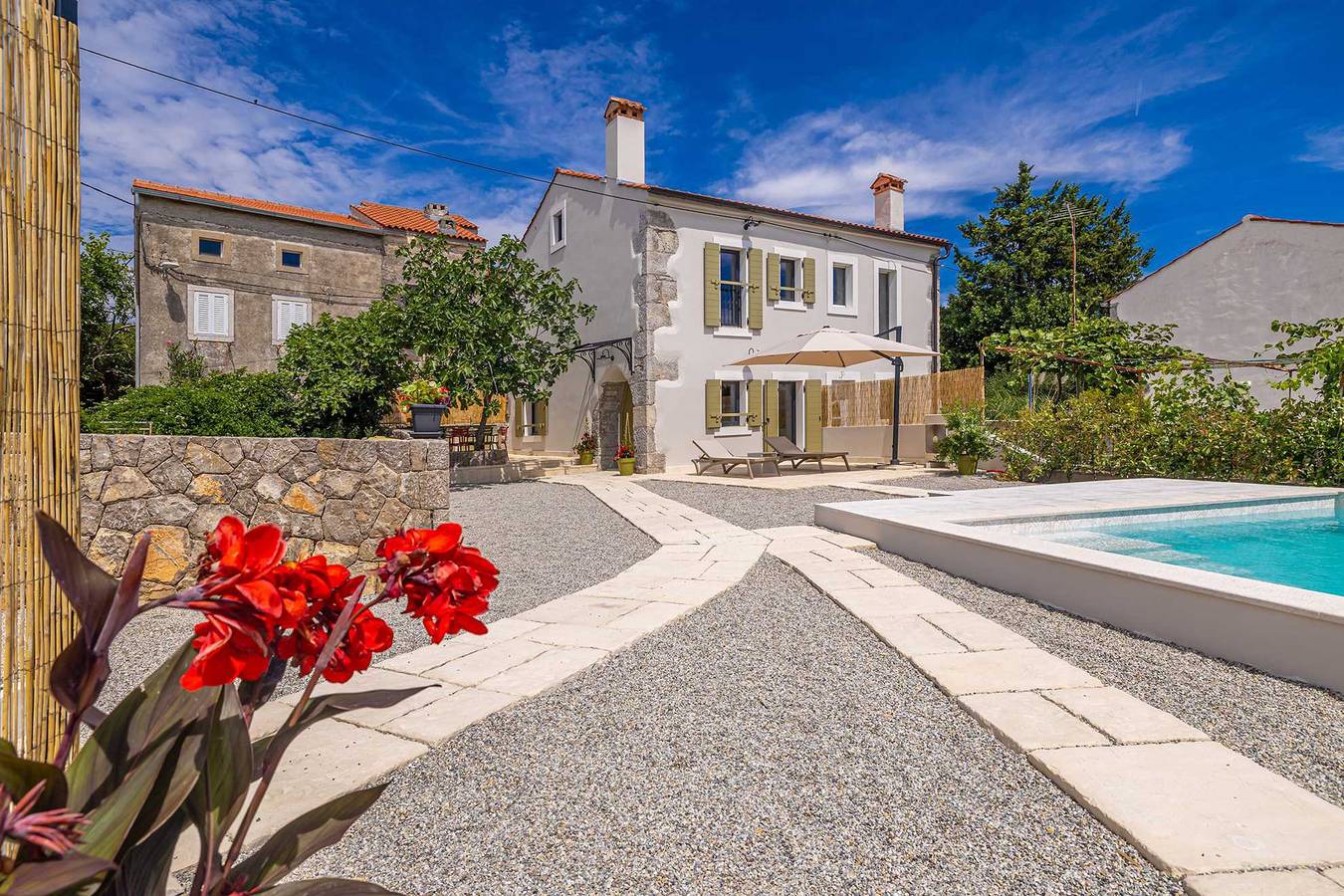 Ferienhaus Frane mit Pool in Krk Stadt, Krk