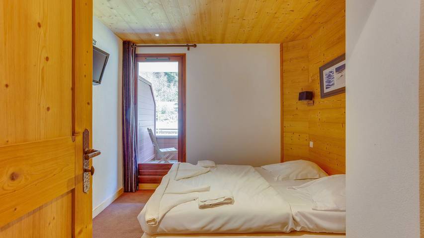 Appartement entier, Appartement de vacances pour 4 personnes avec balcon in Vallorcine, Région de Bonneville