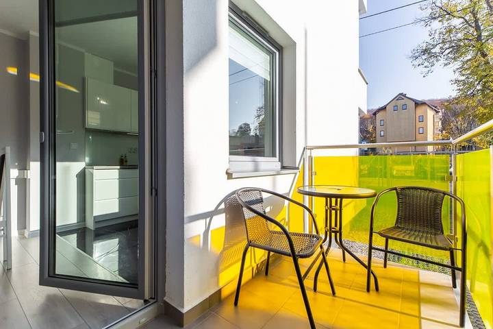 Ganze Wohnung, Comfortable Apartment in Miedzyzdroje | Balcony, Close to the Beach in Międzyzdroje, Misdroy (Gemeinde)