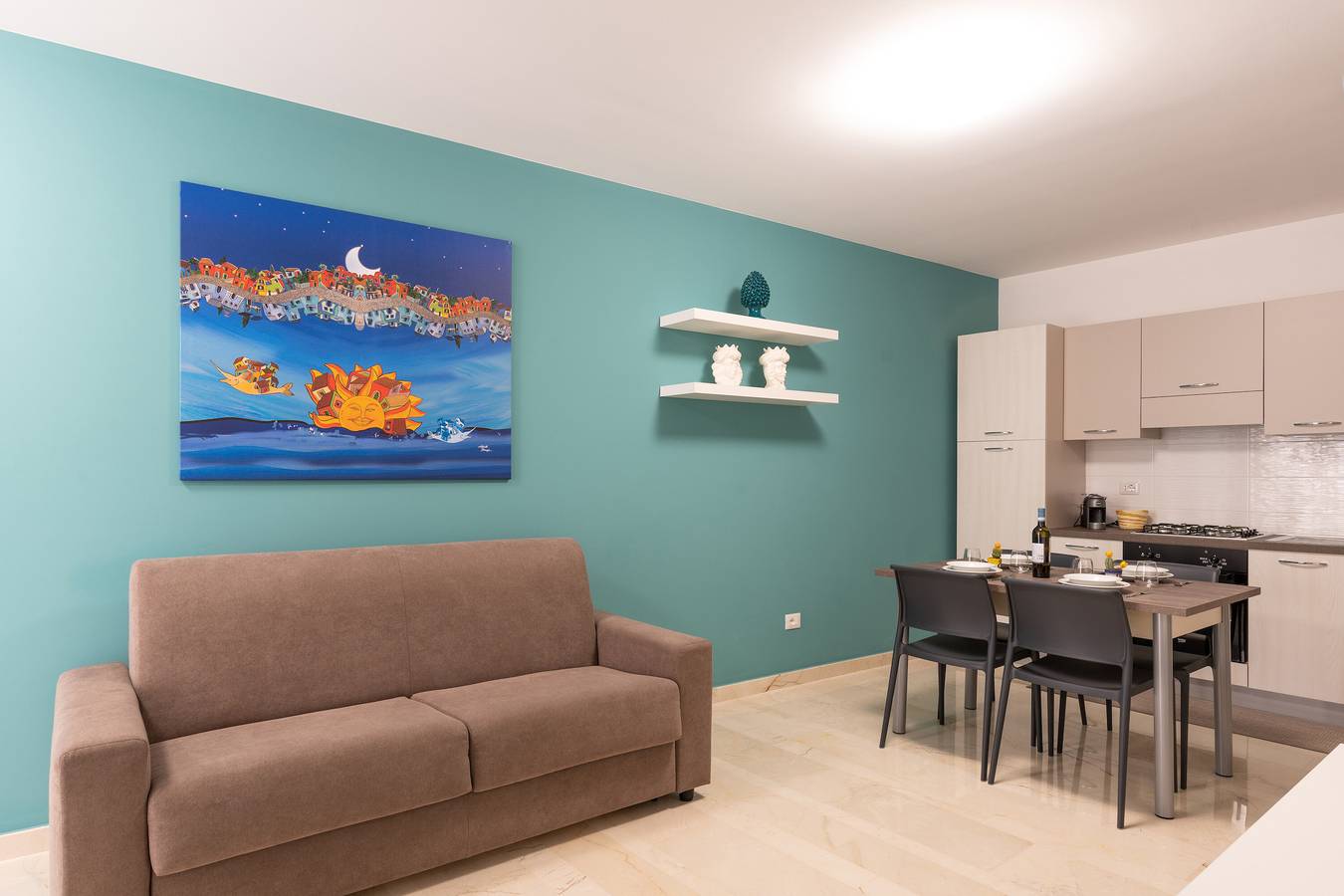 Casa vacanze 'Appartamento A Pigna' con balcone, Wi-Fi e aria condizionata in Balestrate, Provincia di Palermo