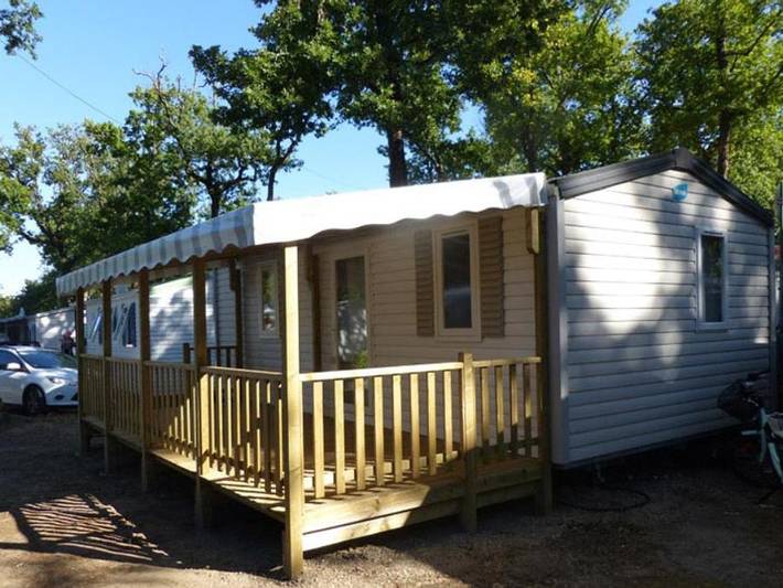 Mobil home pour 6 personnes, avec sauna et bassin pour enfant à Meschers-sur-Gironde - 2