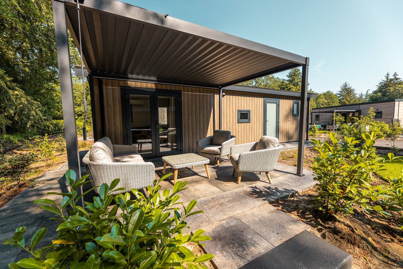 Vakantiepark De Wiltzangh — Uijlenborg Lodge mit Hottub | 4 Personen in Nationalpark Dwingelderveld