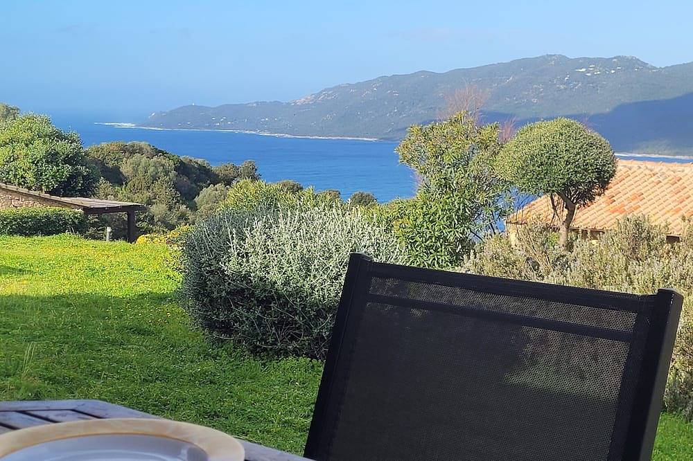 Mini-Villa mit Meerblick und Wlan in kleiner Residenz*** mit beheiztem Pool in Serra-di-Ferro, Ajaccio und Umgebung