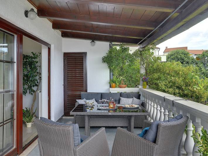 Dom dla 16 osób, z Balkon i Taras oraz Ogród i Basen w Banjole
