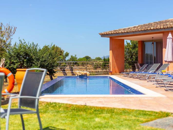 Finca für 8 Personen, mit Balkon/Terrasse und Garten sowie Pool auf Mallorca Inselmitte - 3