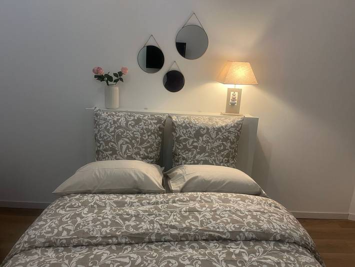 Appartement de vacances pour 7 personnes, avec Terrasse et Jardin