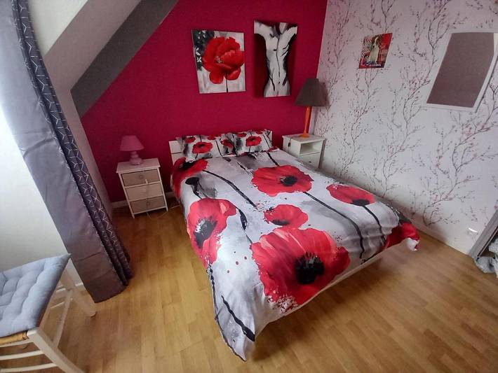 Cottage pour 2 personnes, avec terrasse ainsi que jardin et vue à Maizet