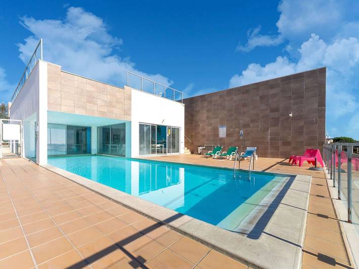 Apartamento para 4 personas, con Jardín y Piscina en Fuseta