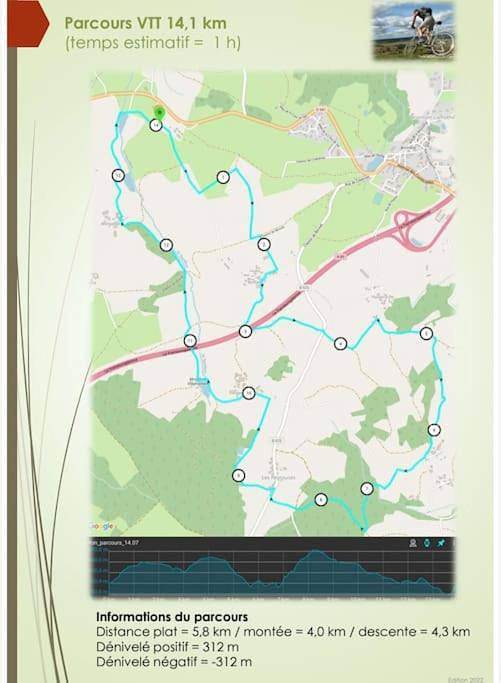 Gîte pour 6 personnes, avec jardin, animaux acceptés à Bromont-Lamothe - 3
