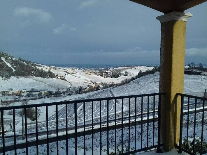 Maison d’hôte pour 2 personnes, avec balcon et vue à Fleurie - 2