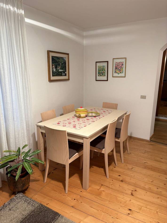 Appartamento per 6 persone, con giardino sulle Dolomiti