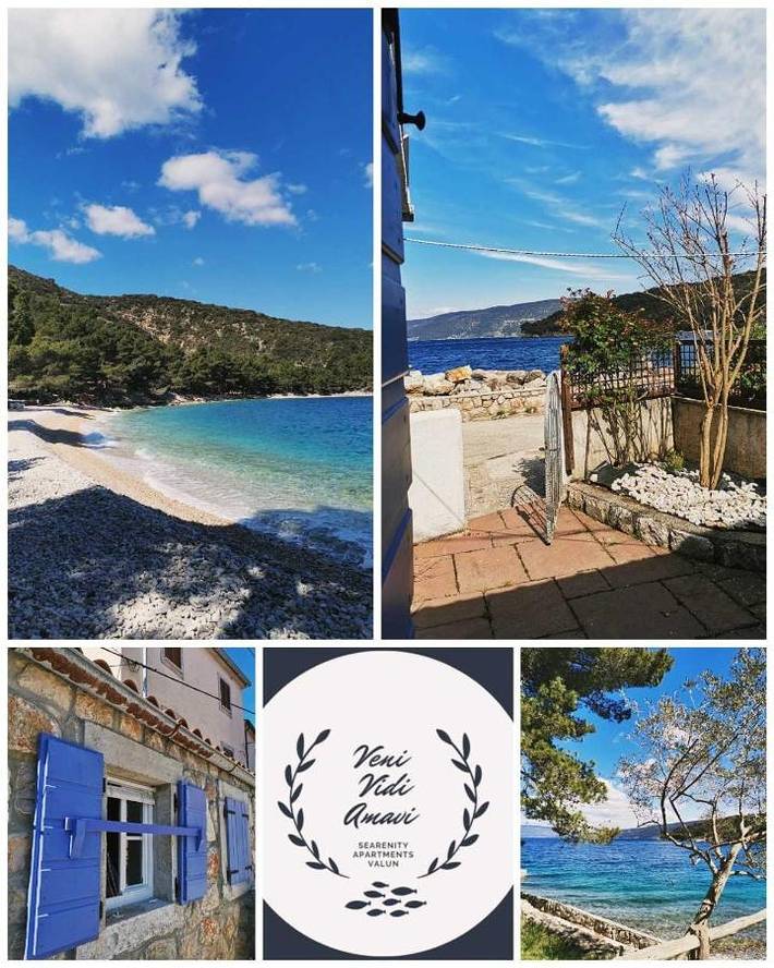 Appartamento per 2 persone, con terrazza e panorama a Cherso