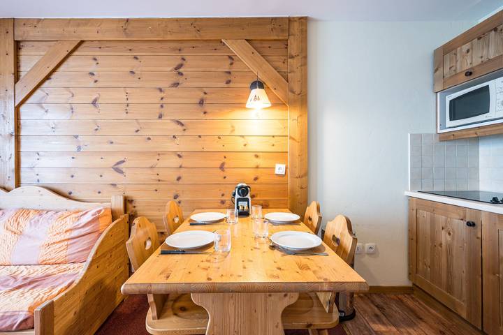 Ganze Wohnung, Ferienwohnung für 4 Personen mit Sauna in Le Corbier, Villarembert