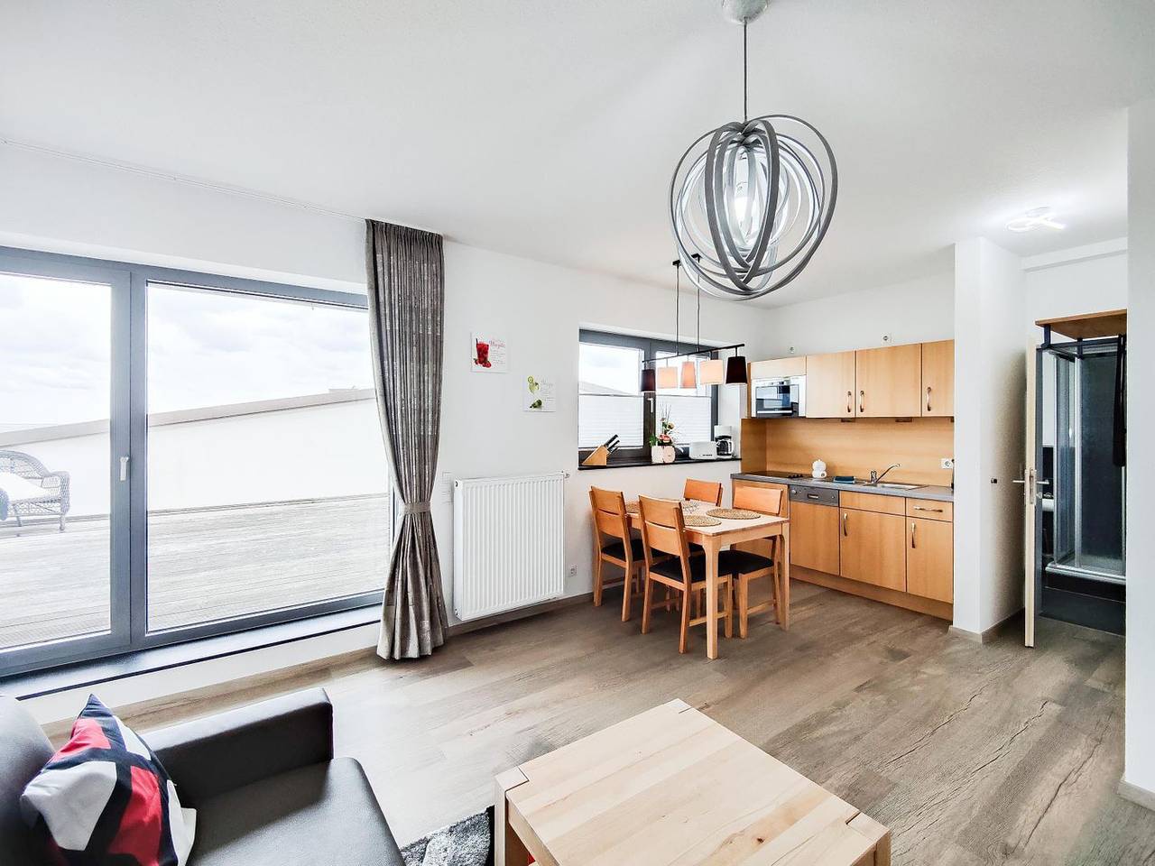 Ganze Wohnung, Luxus Appartment für 4 Personen, mit Dachterrasse und Meerblick in Norderney Nordstrand, Norderney